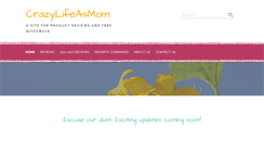 Desktop Screenshot of crazylifeasmom.com